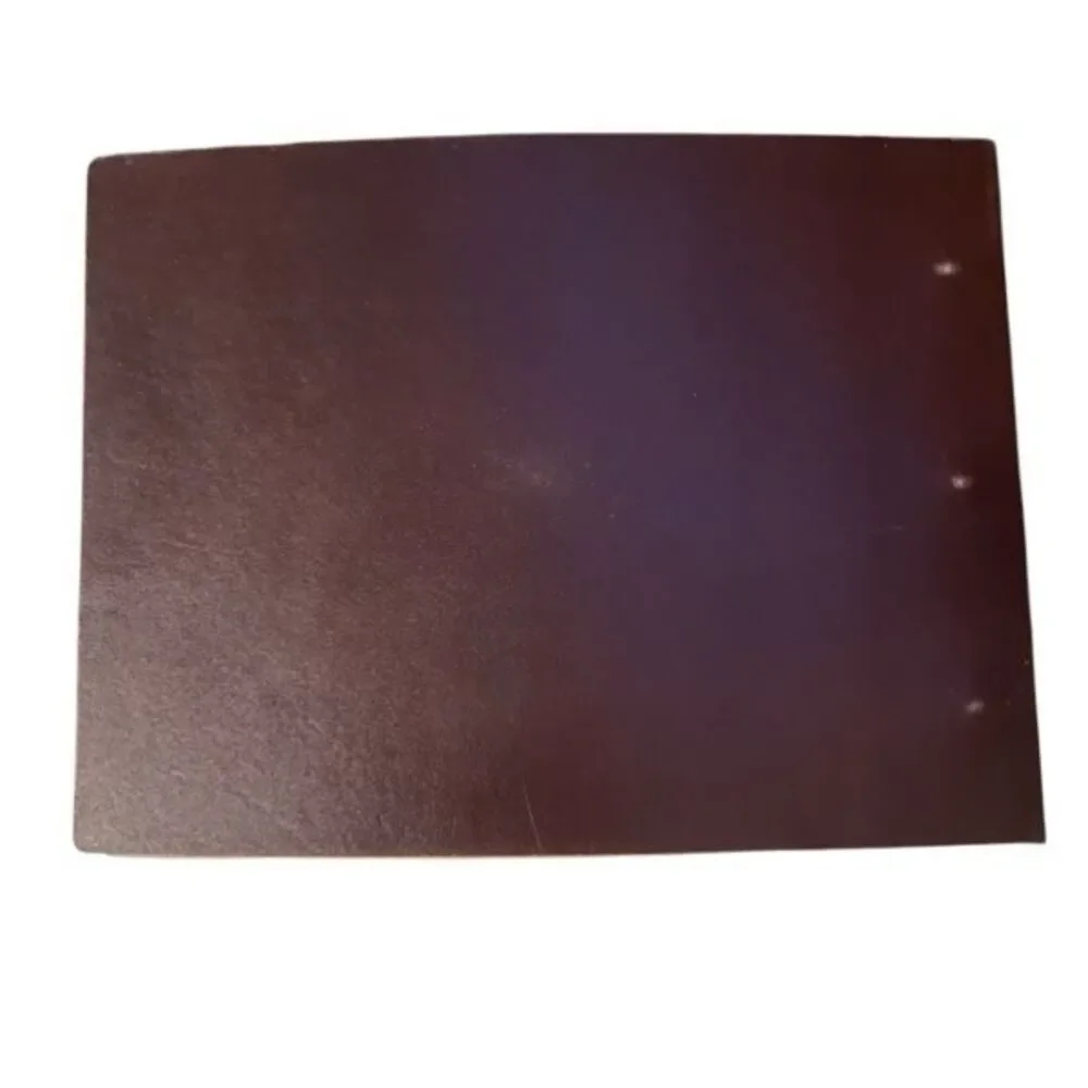 VTG Royden Inc Leather Plantation Hunter’s Log Book 3-Ring Binder Brass Hinge